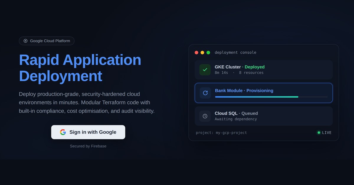 RAD - Rapid Application Deployment